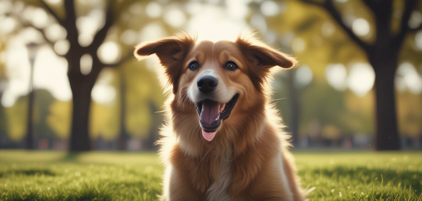 Dog Playing Outside